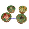 Messing Treasure doosjes SET 4x  